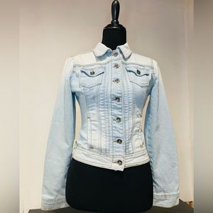 Ymi Jeans Light Blue Button Down Jean Jacket w Pockets S S